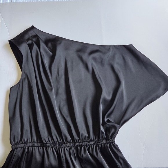 BOLD elements Black Satin Jumpsuit - Picture 10 of 10